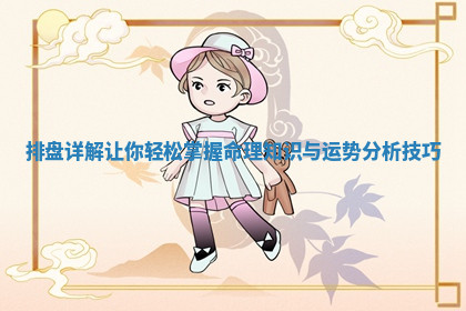 排盘详解让你轻松掌握命理知识与运势分析技巧